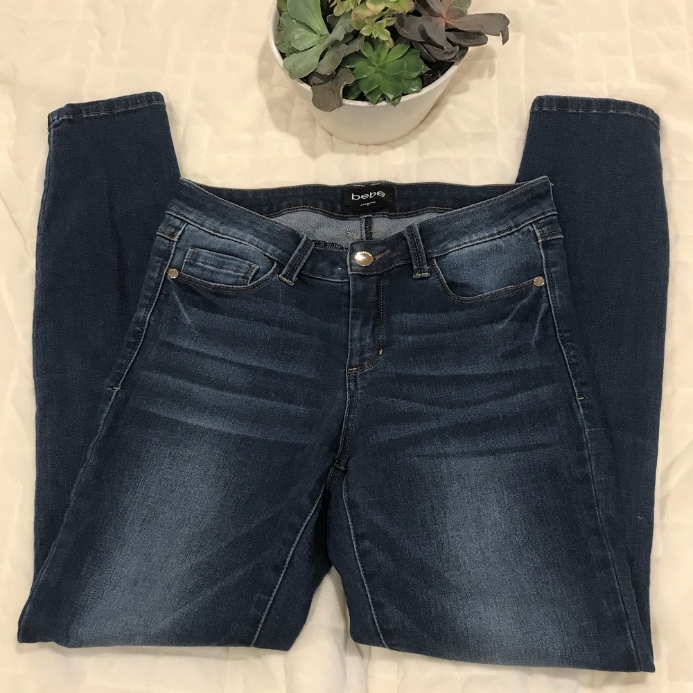 Distressed Blue Jeans - bebe 27